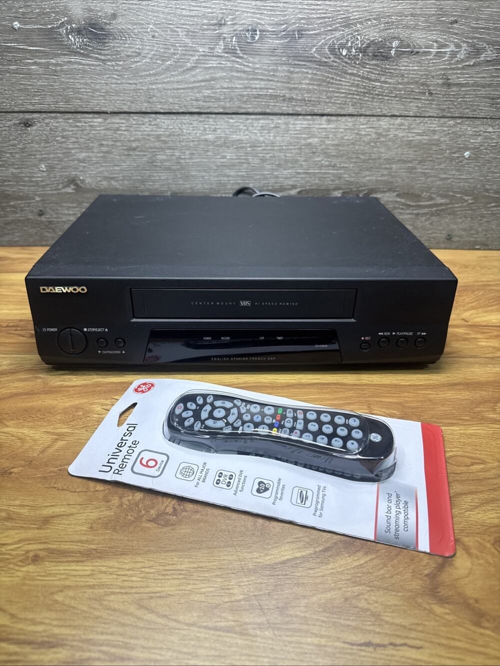 Daewoo Video Cassette Recorder DV-K284N VHS With Remote